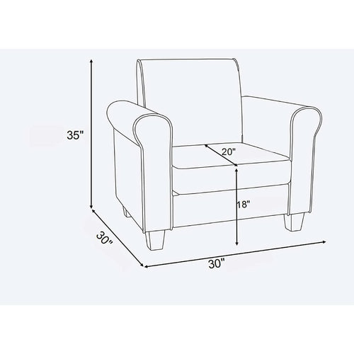 Black Accent Chair Modern Design For Living Room Furniture